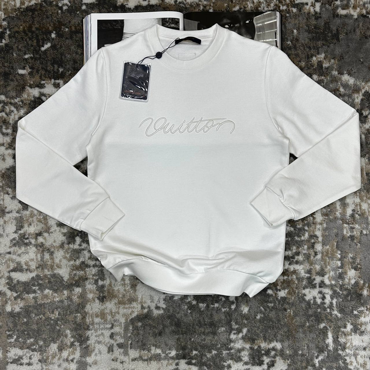 LUIS-VUTON JUMPER-WHITE