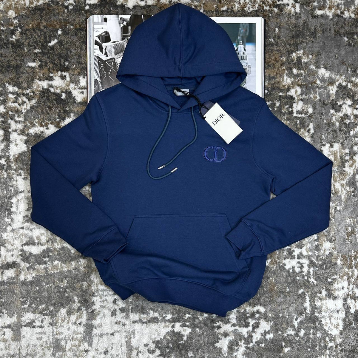 CD HOODIE- NAVY