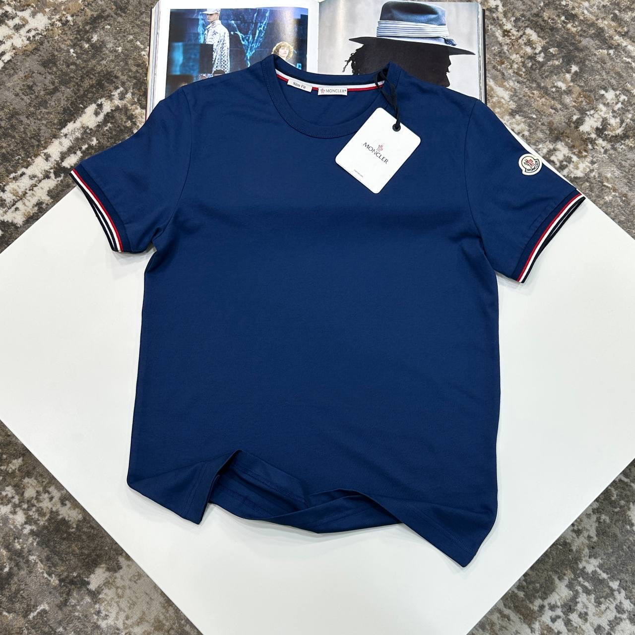 MNLR SIDE BADGE TSHIRT-ROYAL BLUE