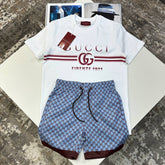 UCI SHORT SET WHITE/BLUE