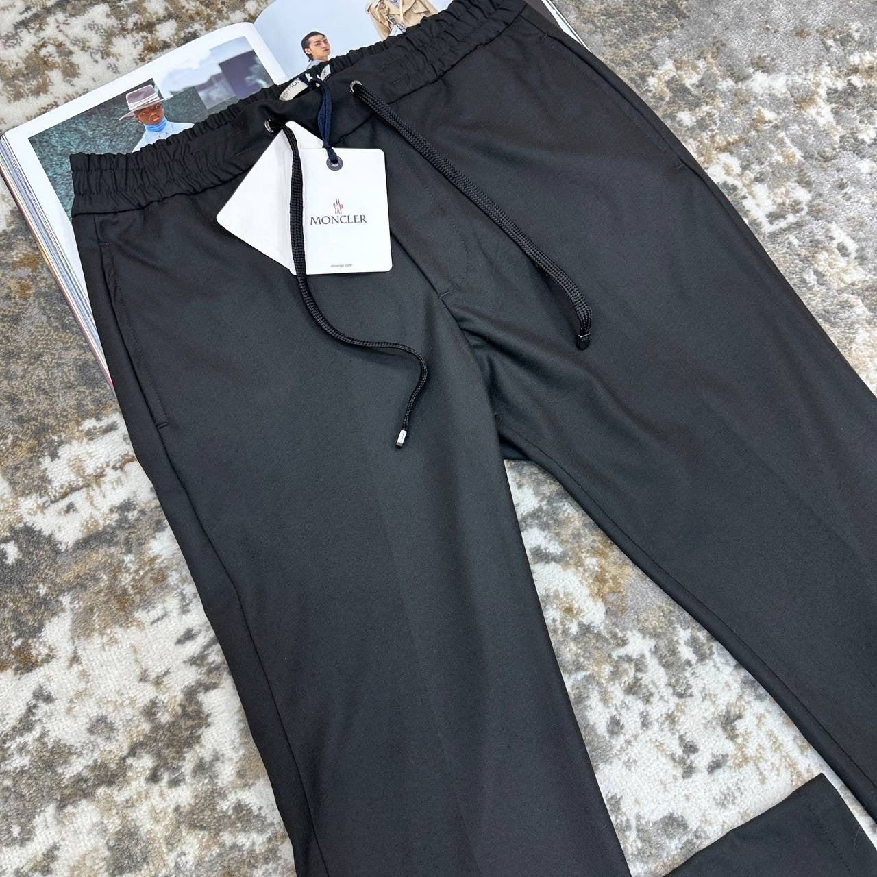 MNCLR PANTS WITH BACK POCKETS BLACK