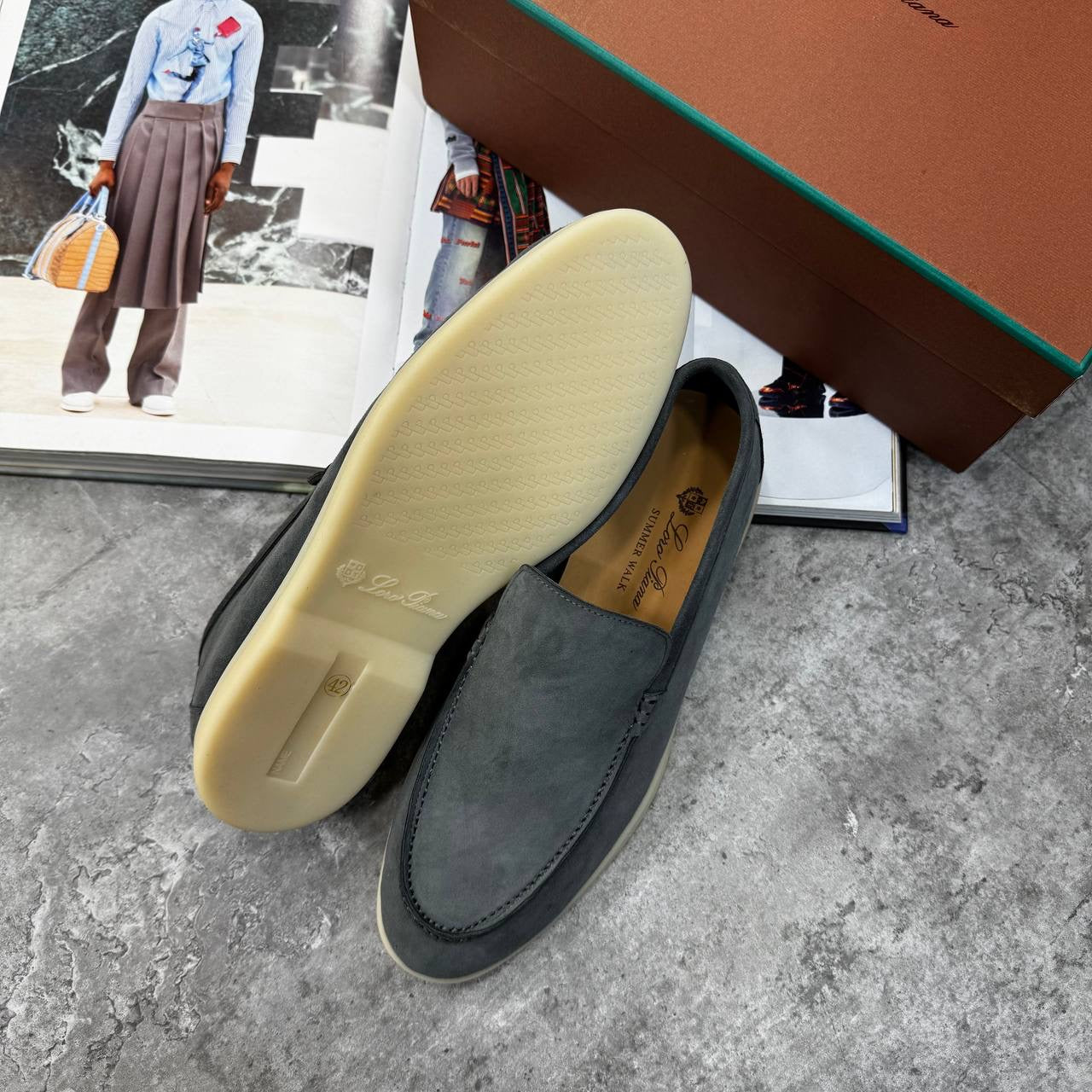 LP LOAFERS- GREY