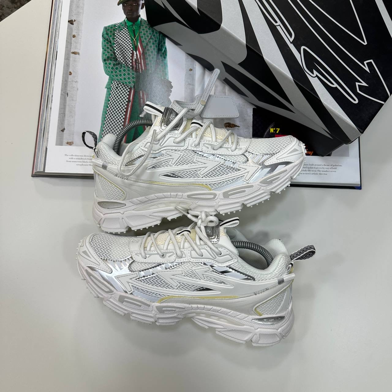 OF-WHITE TRAINER-WHITE