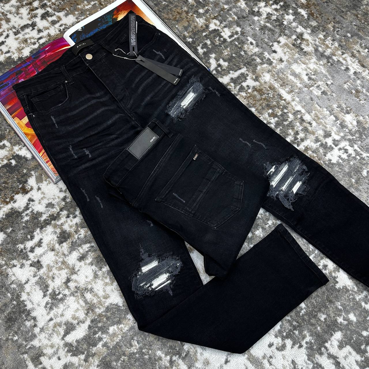 AMIRI SLIM FIT JEANS BLACK