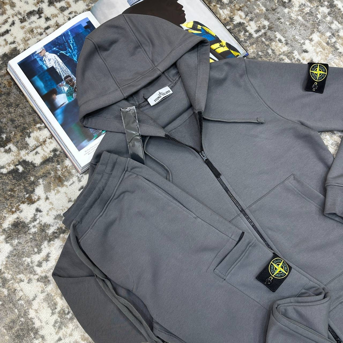 STNE-ISLND TRACKSUIT-DARKGREY