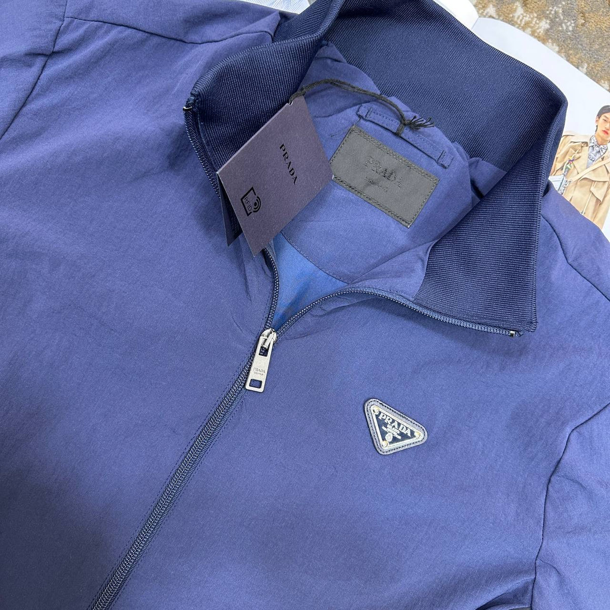 PRDA ZIP UP JACKET-NAVY