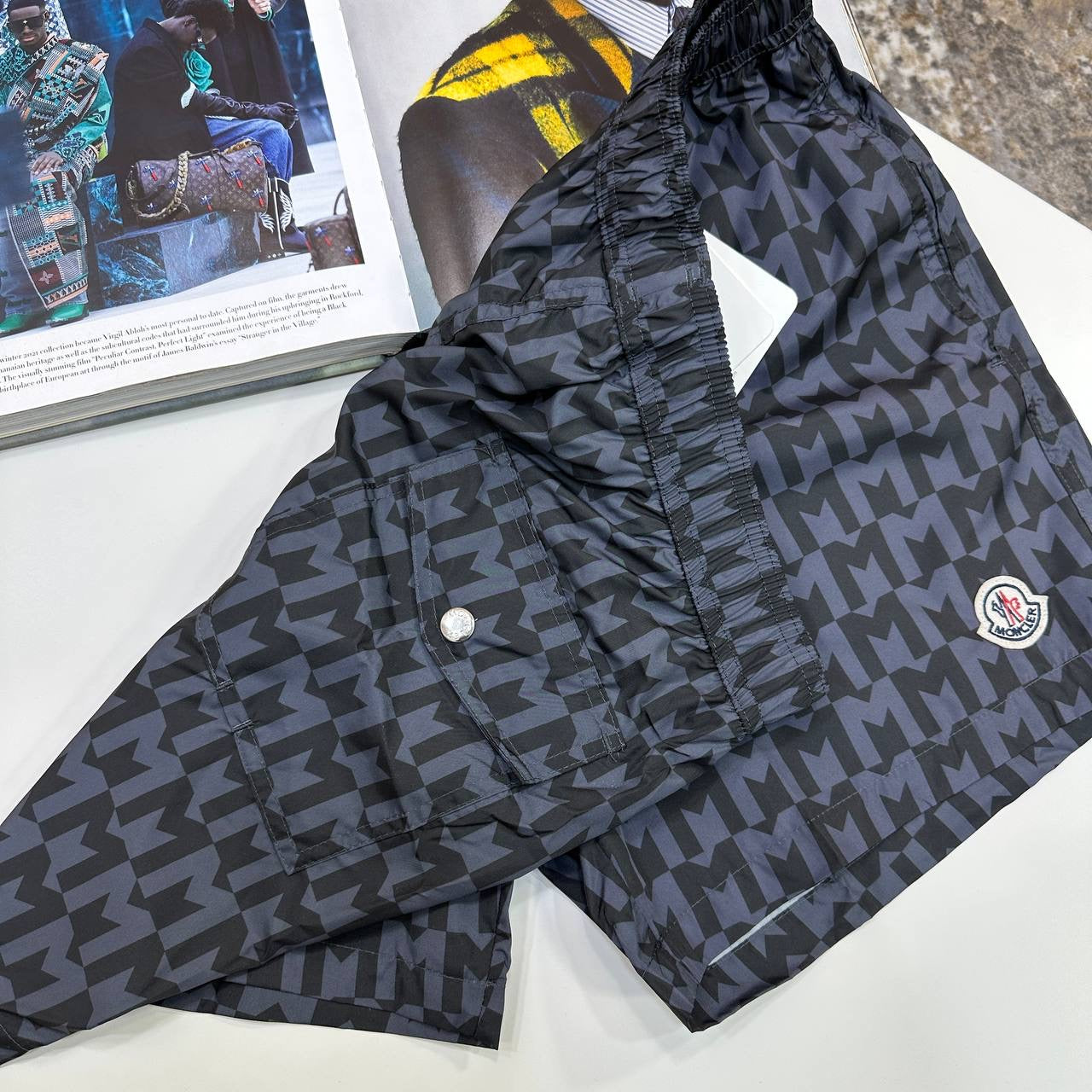 MNLCR SHORT SET BLACK/BLACK