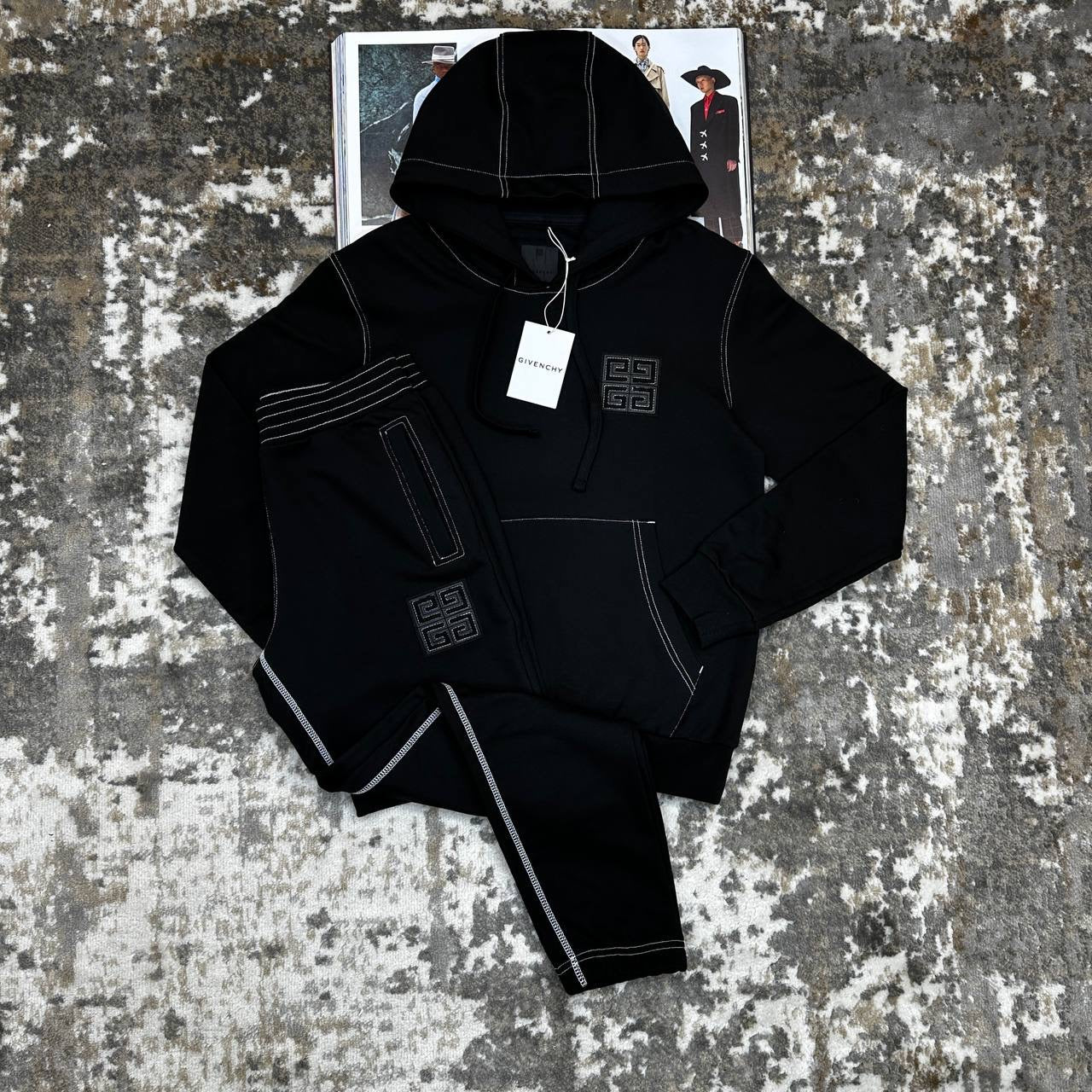 GIVENHY TRACKSUIT-BLACK