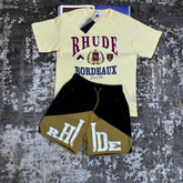 RUDE SHORTS SET BLACK|YELLOW