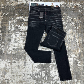 DSQD SLIM FIT JEANS BLACK