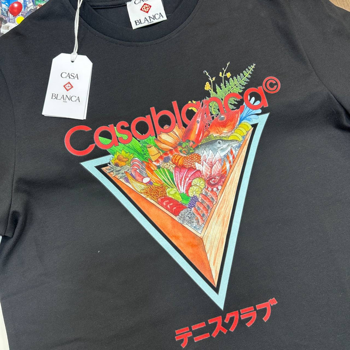 CASA BLNCA TSHIRT-BLACK