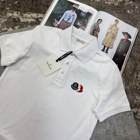 NCLR FRONT BADGE POLO- WHITE
