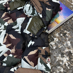 MNCLR FULL PUFFER JACKET-KHAKHI|WHITE