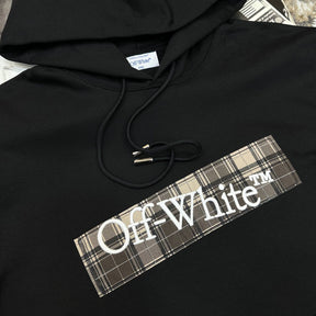 OFF-WHITE HOODIE BLACK