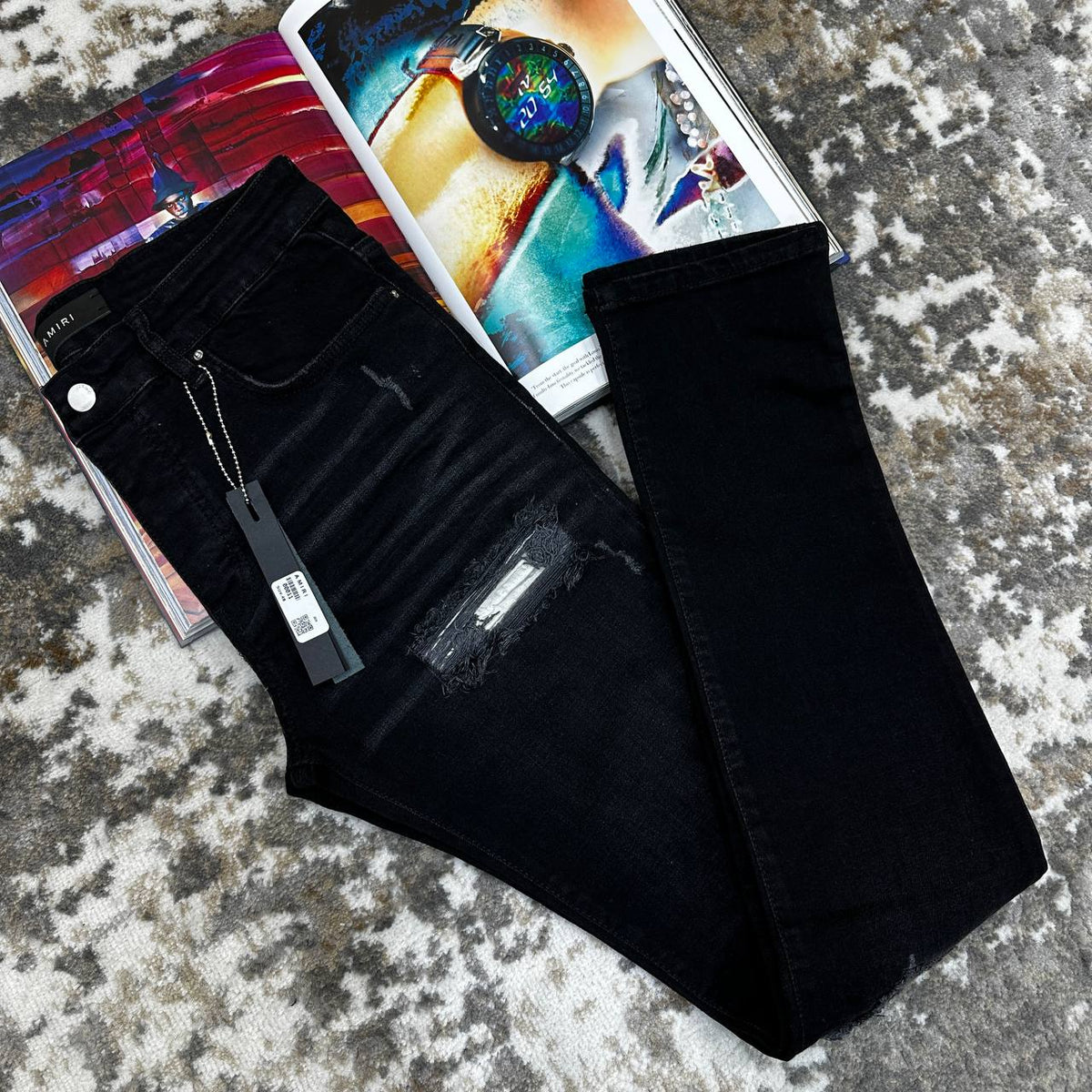 AMIRI SLIM FIT JEANS BLACK