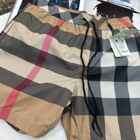 BURBERY SHORT SET BLACK/BEIGE