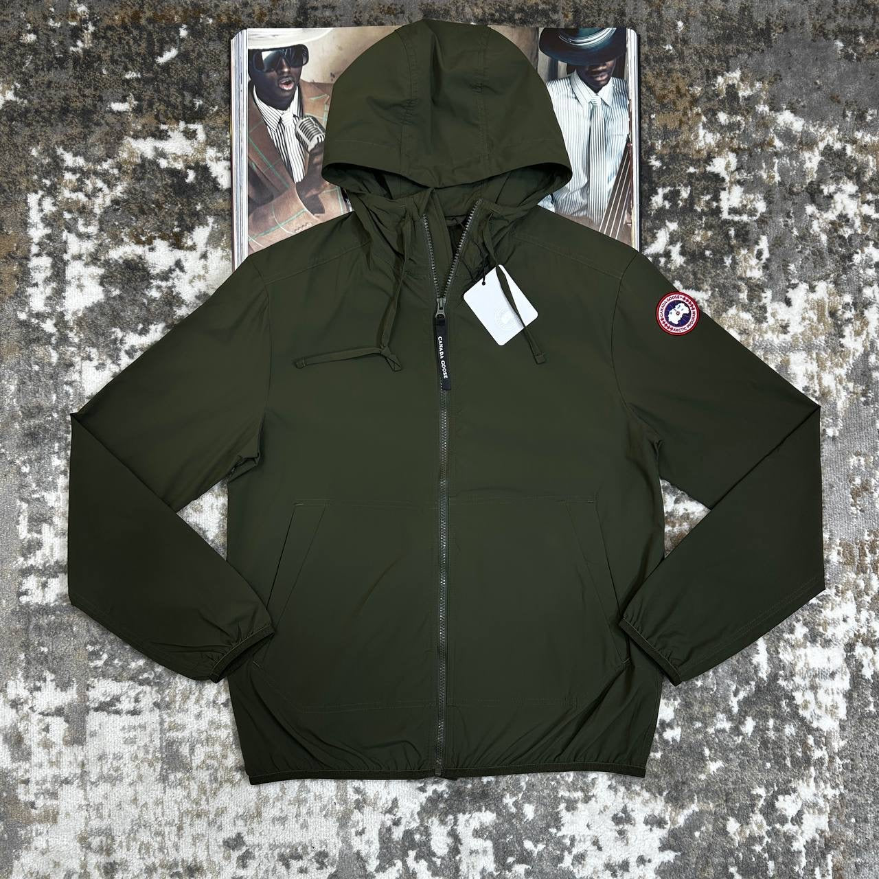 CNDA GOSE LIGHT WEIGHT JACKET-KHAKHI