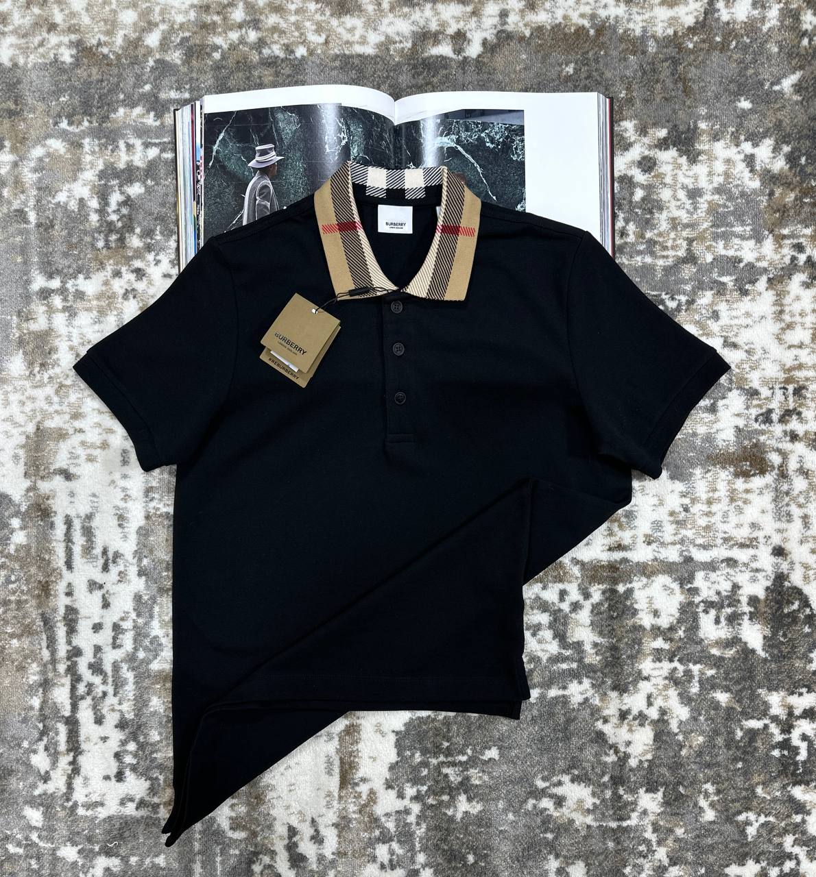 BRBURY POLO- BLACK