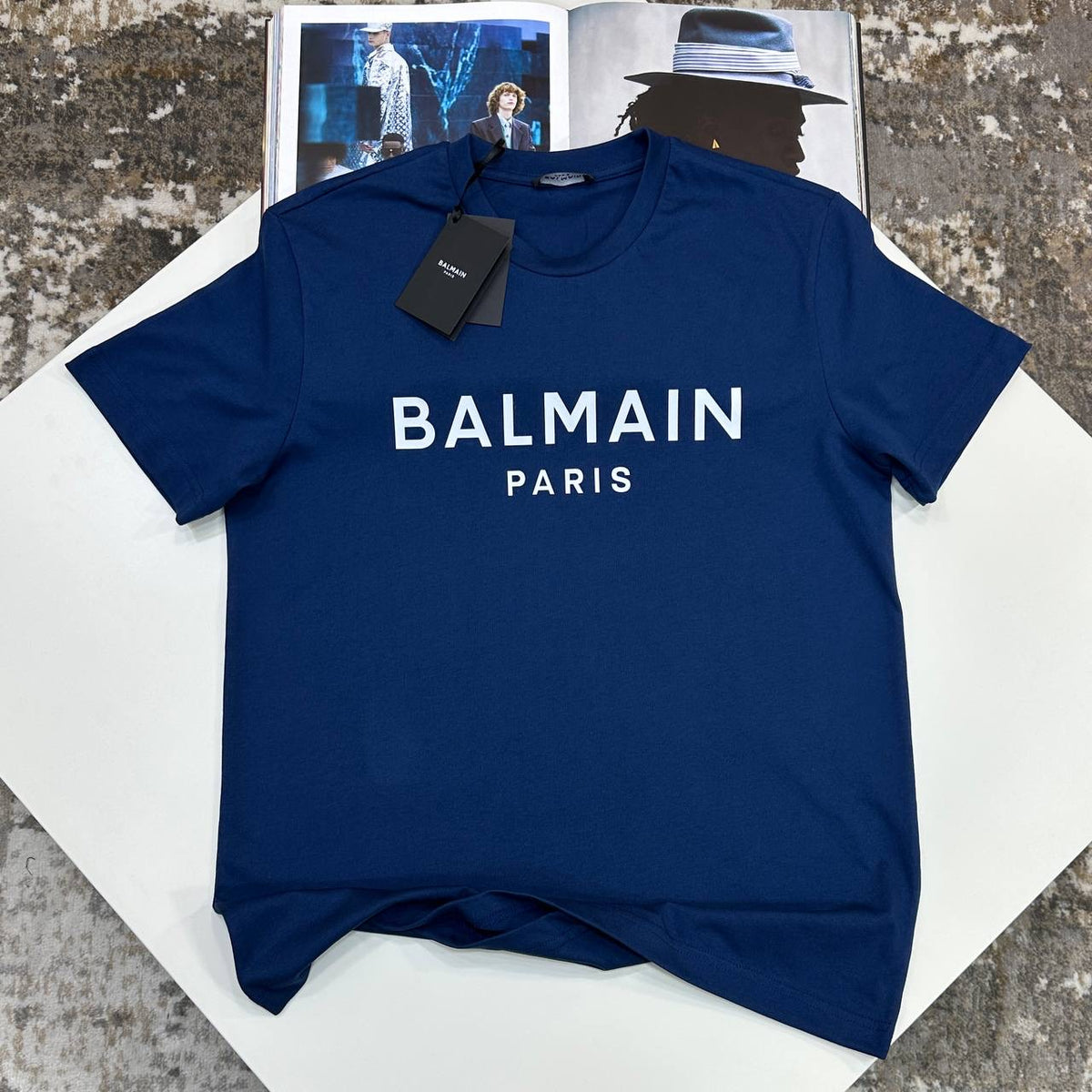 BLMAN FRONT LOGO TSHIRT-BLUE