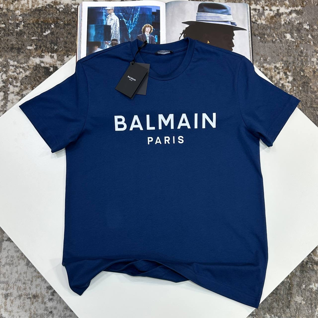 BLMAN FRONT LOGO TSHIRT-BLUE