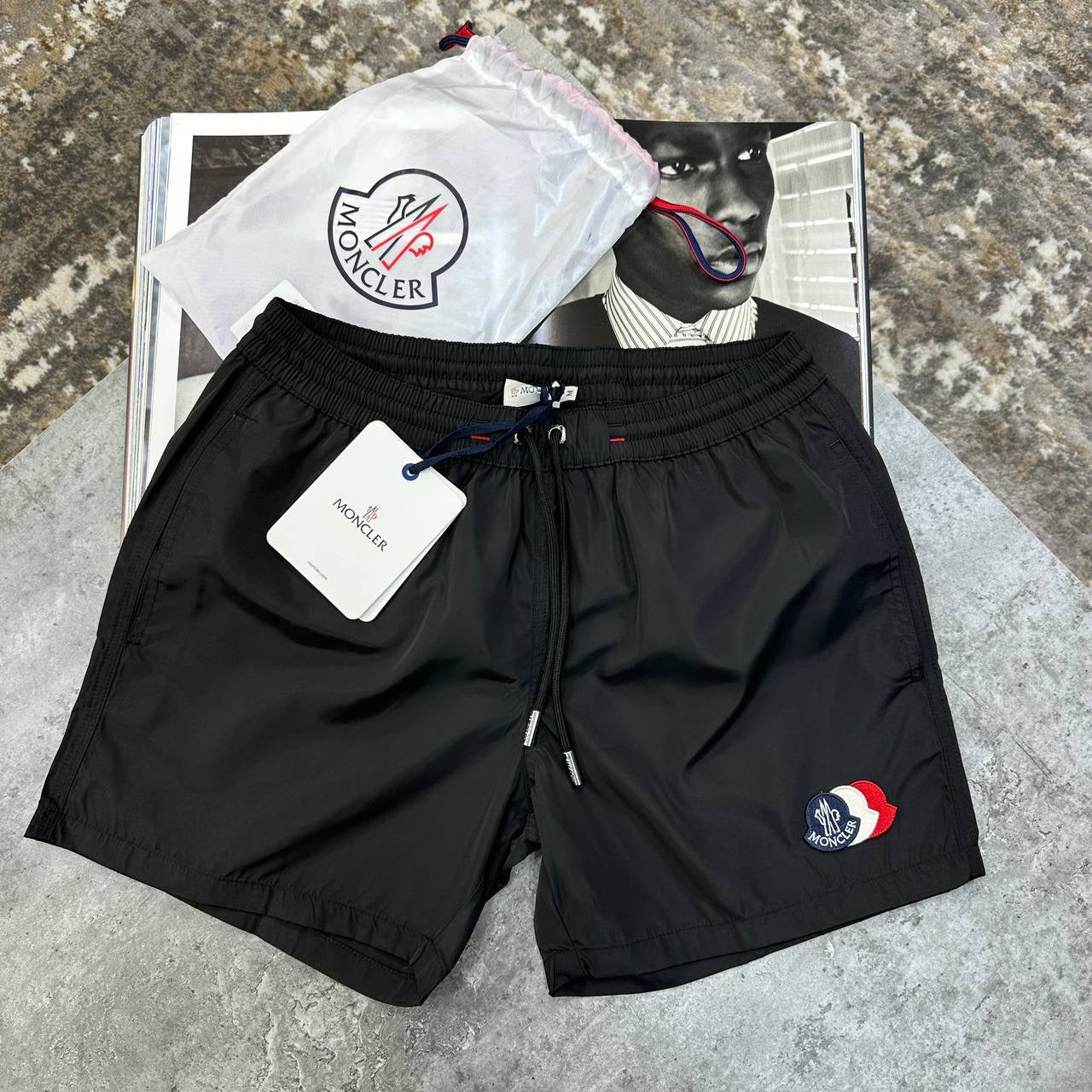 NCLR SHORT SET BLACK/WHITE