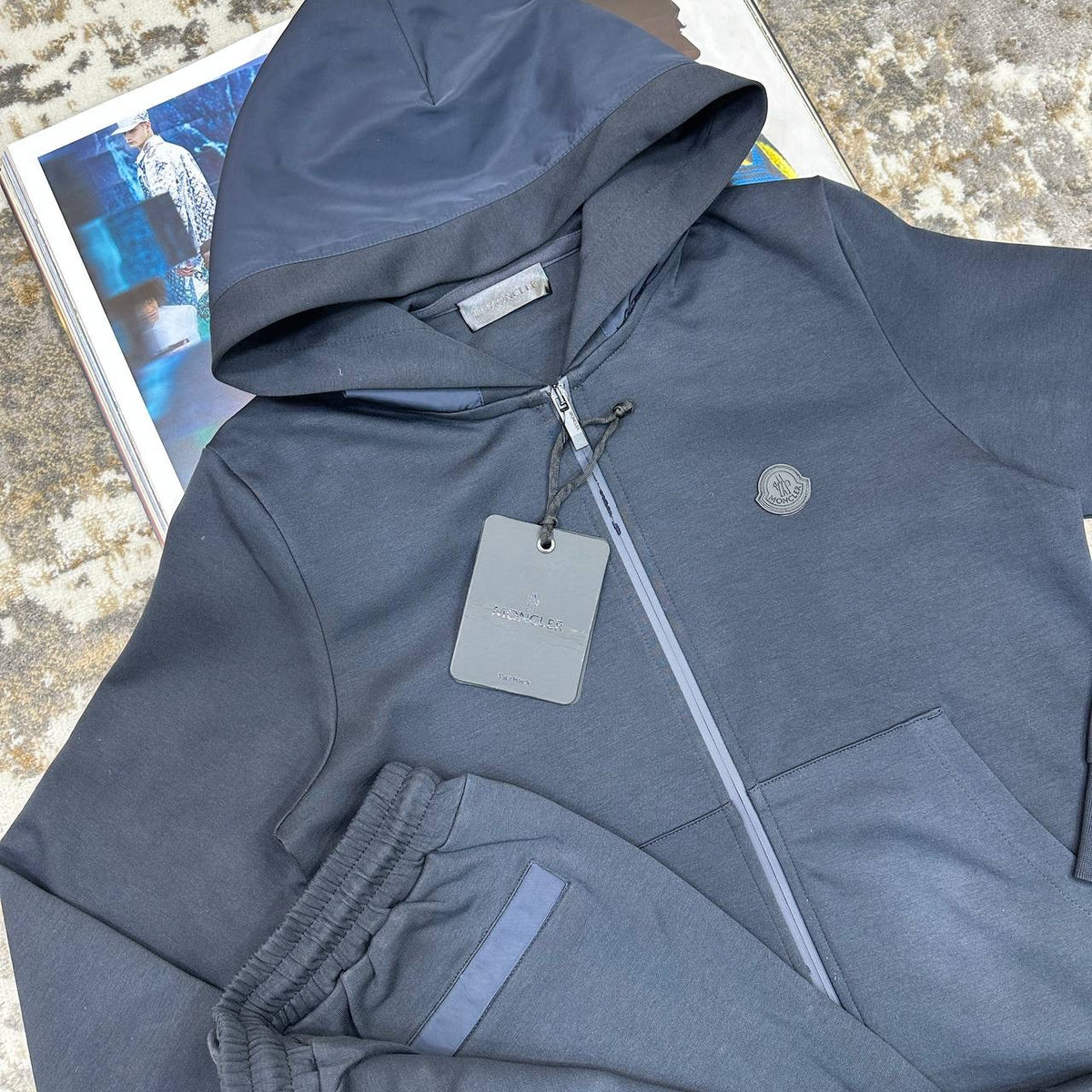 MNCLR  TRACKSUIT BLACK BADGE NAVY