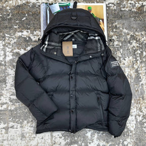 BURBERY LONDON FULL PUFFER JACKET-BLACK