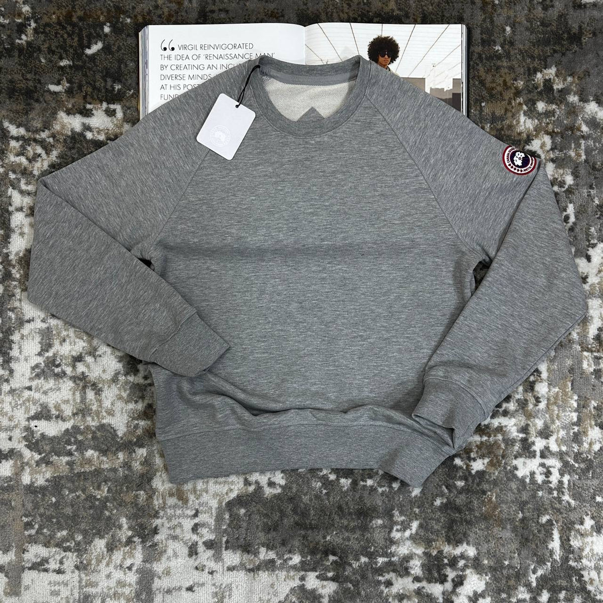 CNADA-GOOSE JUMPER GREY