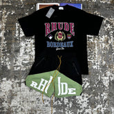 RUDE SHORTS SET BLACK
