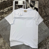 HRMS FRONT POCKET T-SHIRT WHITE