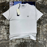 CHRISTN DOR SMALL BADGE TSHIRT-WHITE