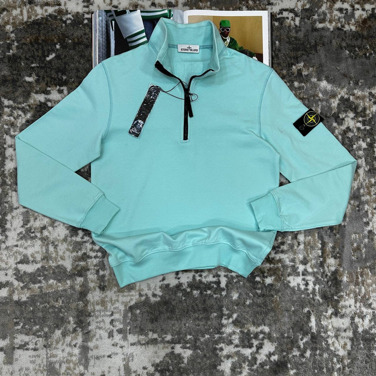 STNE HALFZIP-MINT