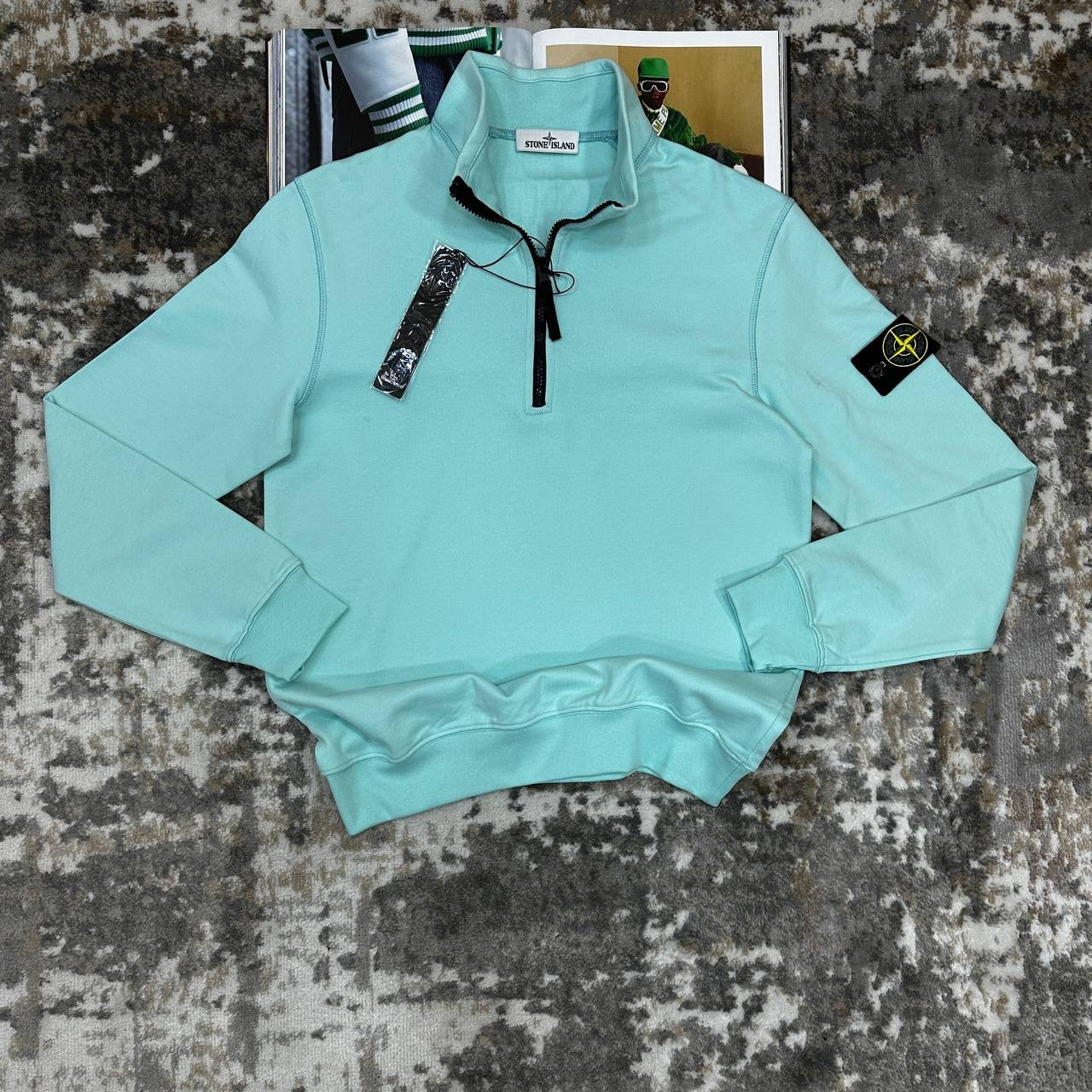 STNE HALFZIP-MINT