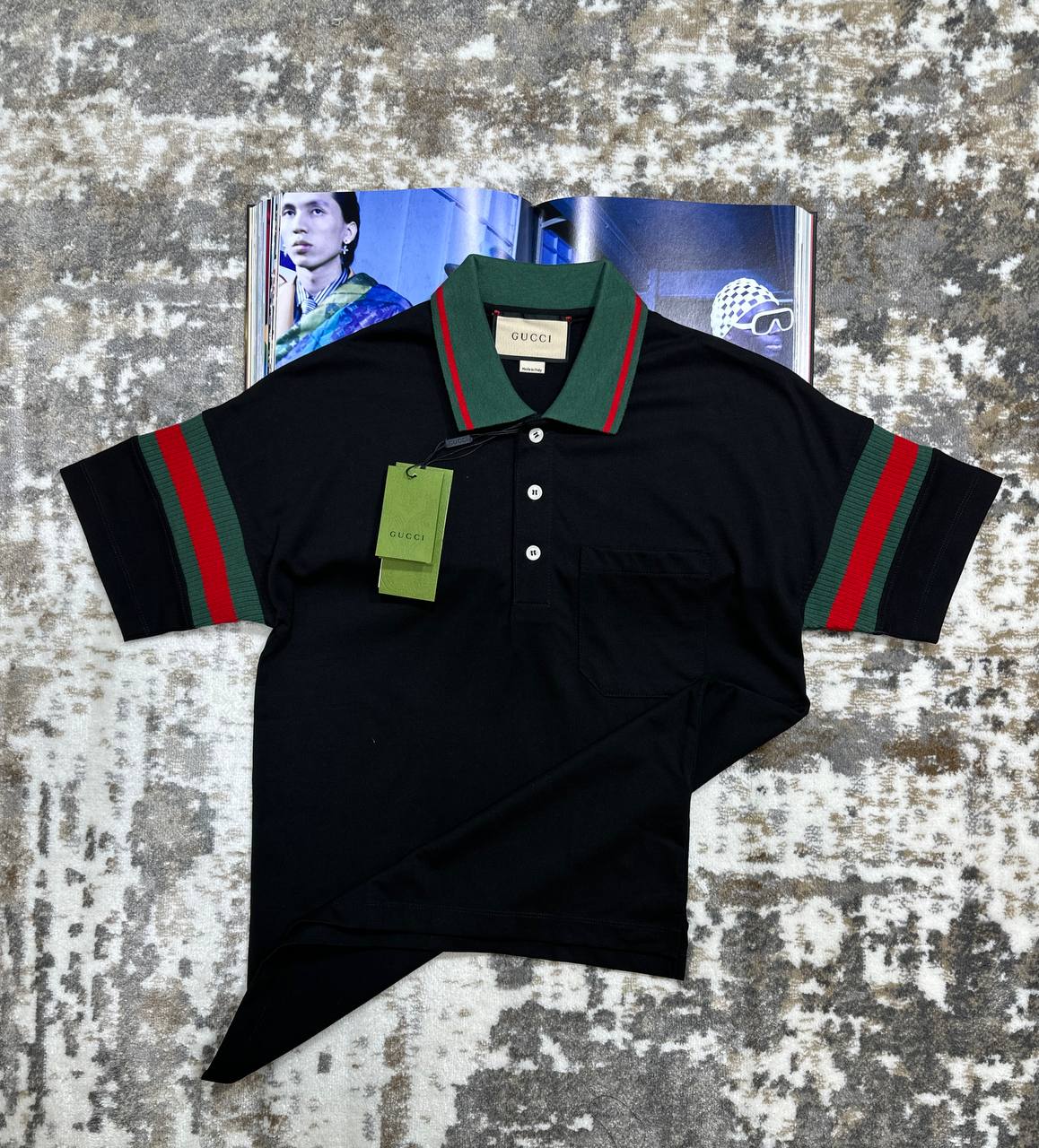 GUCI POLO-BLACK