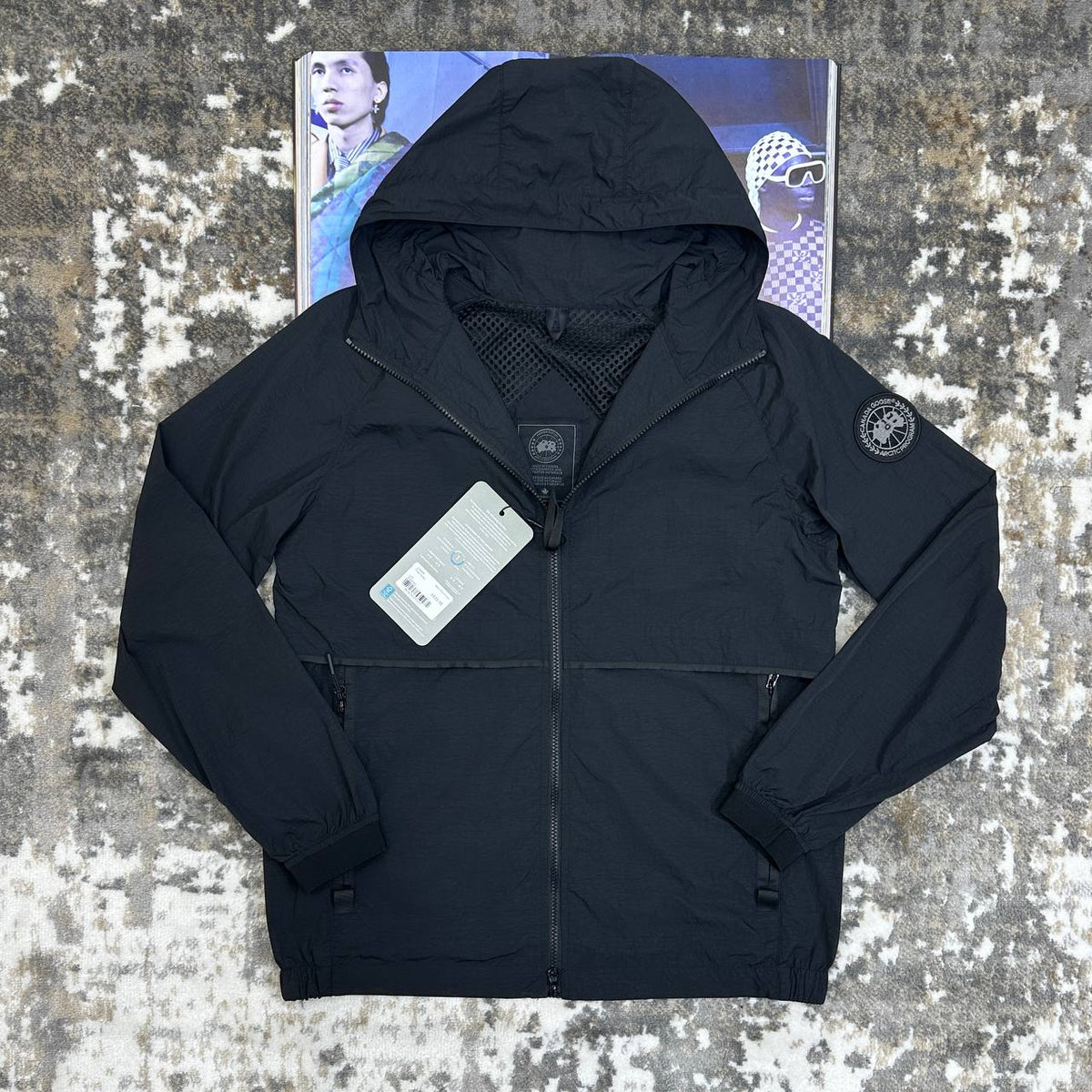 CG WIND BREAKER-BLACK