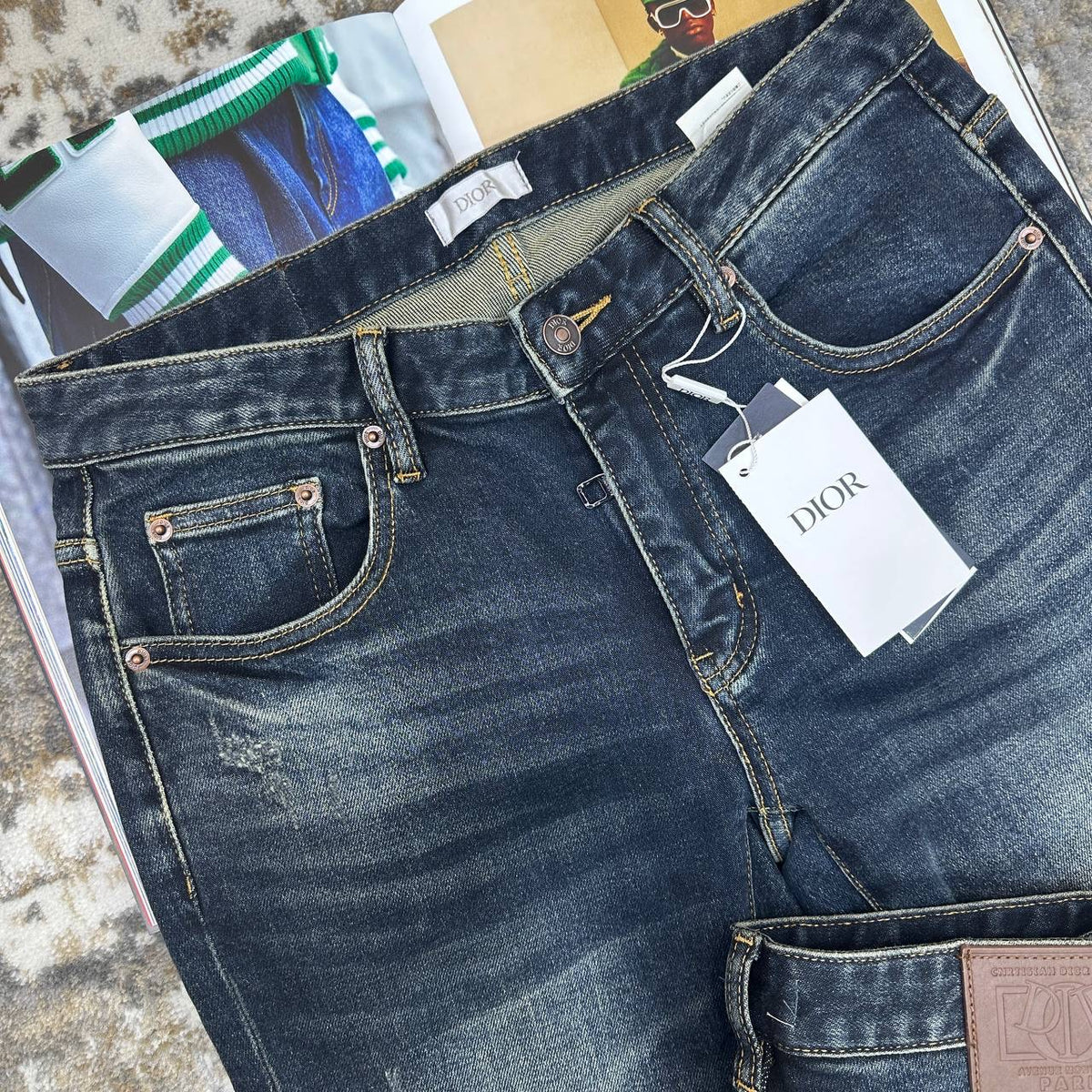 DIOR SLIM FIT JEANS BLACK