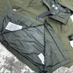 STNE COMPASS-BADGE JACKET-KHAKHI