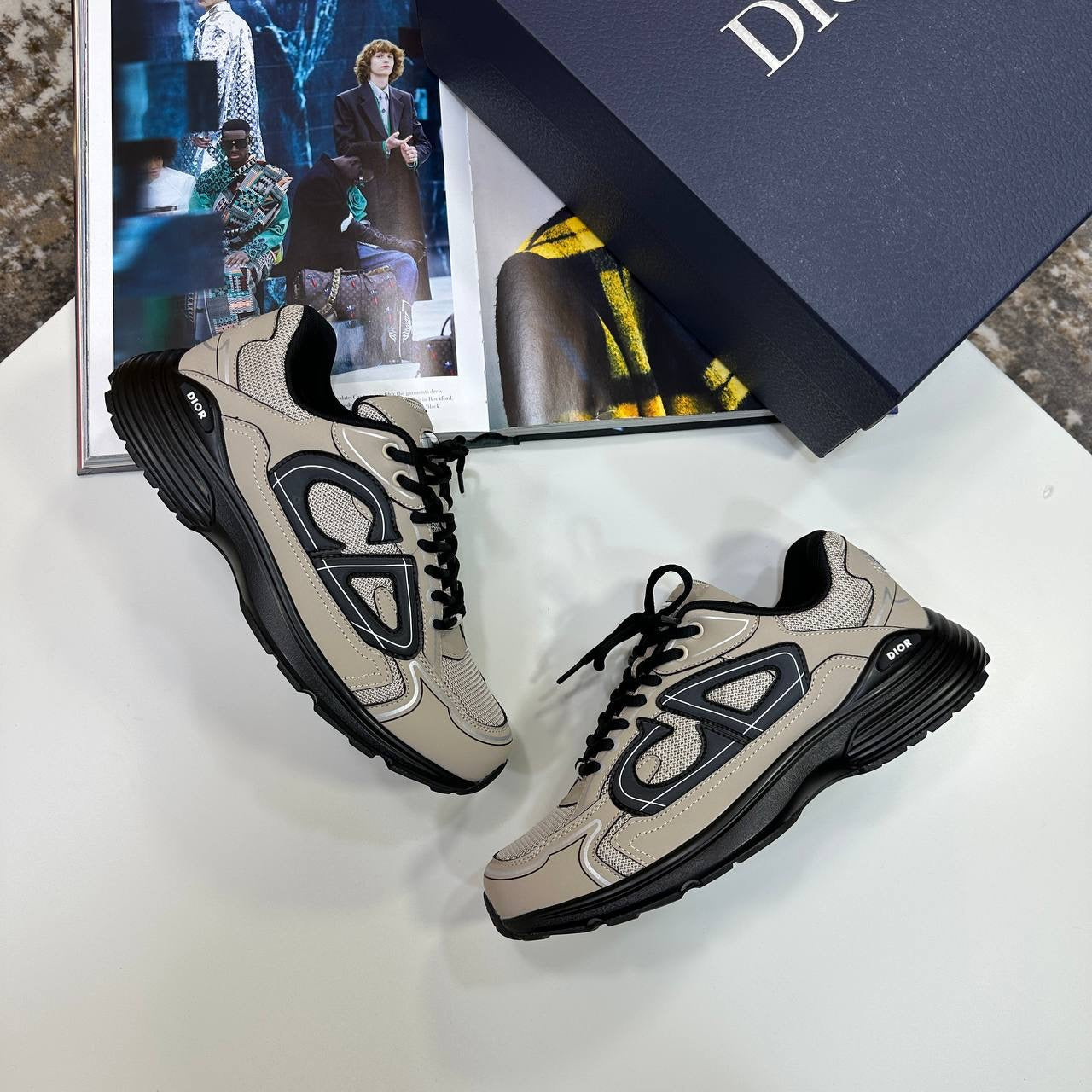 B-30 TRAINER-LIGHTBROWN/BLACK