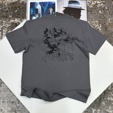 STNE ISLND BACK BIG LOGO TSHIRT-GREY