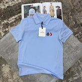NCLR FRONT BADGE POLO- LIGHTBLUE