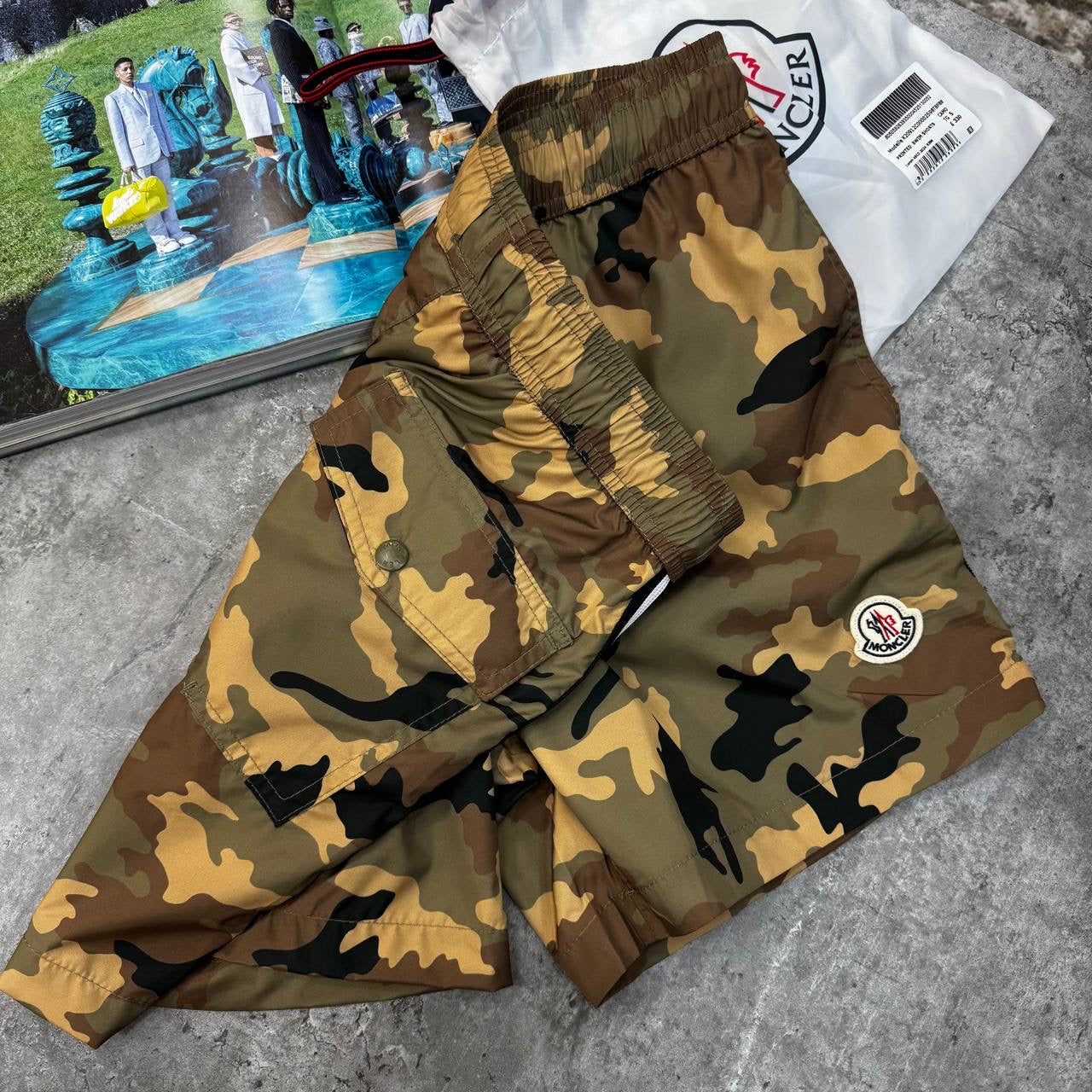 NCLR SWIM SHORT KHAKHI