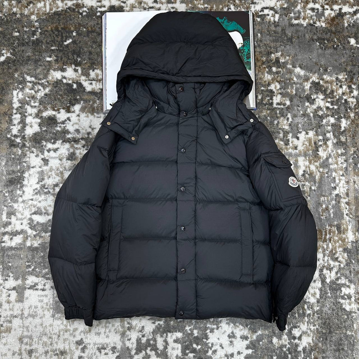 MNCLR FULL PUFFER JACKET-MATT BLACK