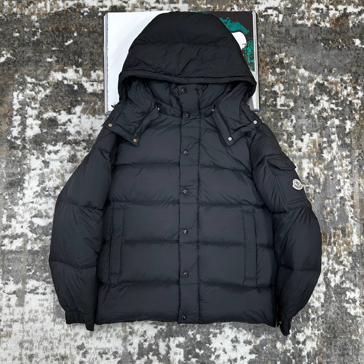 MNCLR FULL PUFFER JACKET-MATT BLACK