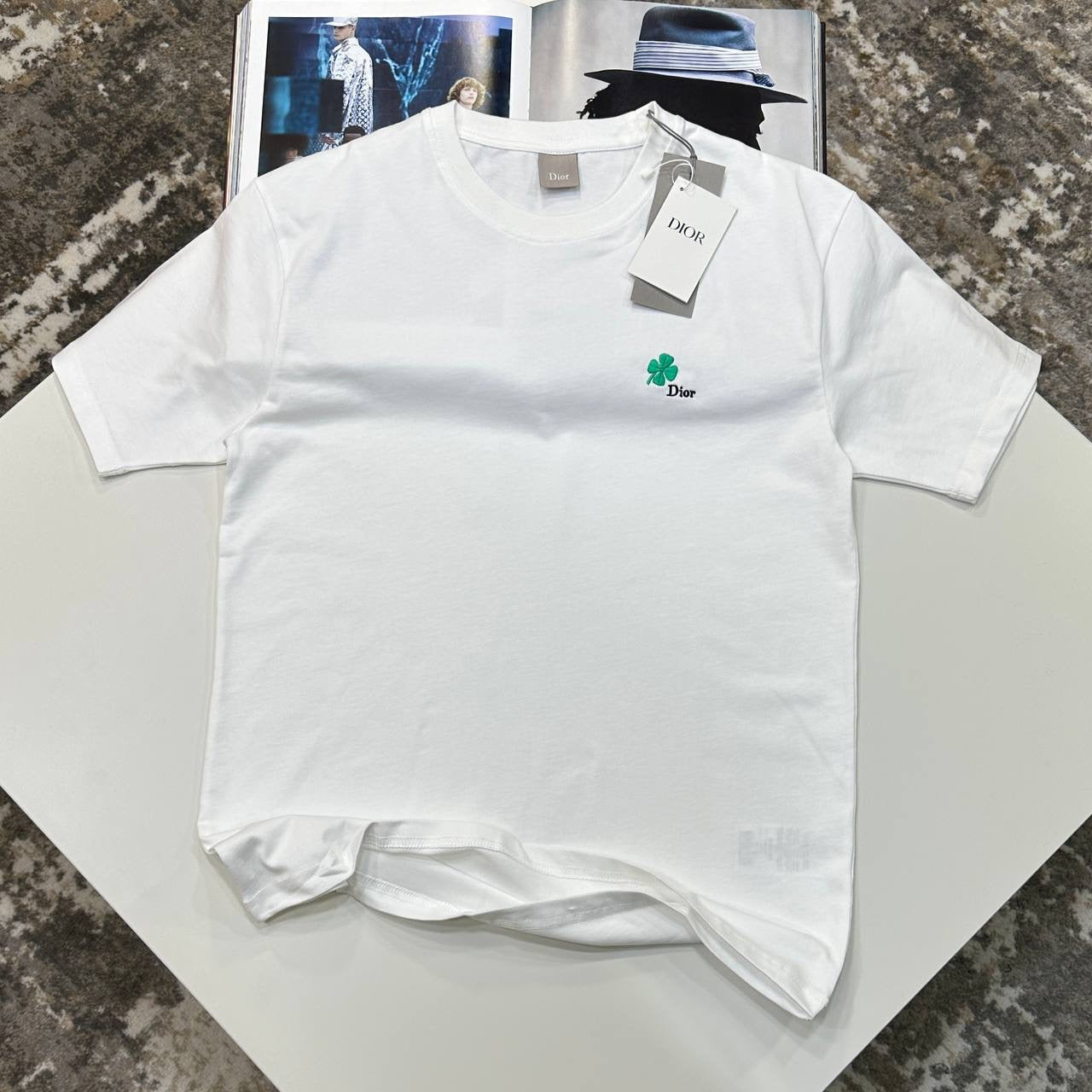 DOR FRONT SMALL LOGO TSHIRT-WHITE