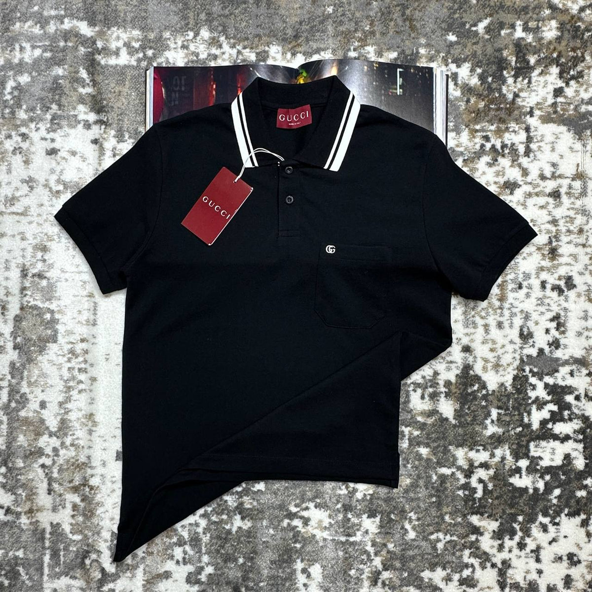 GUCI POLO- BLACK