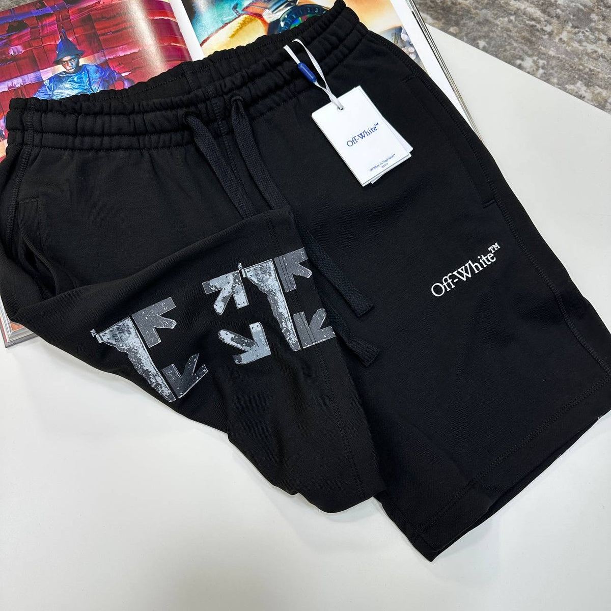 OFF-W SHORTS BLACK
