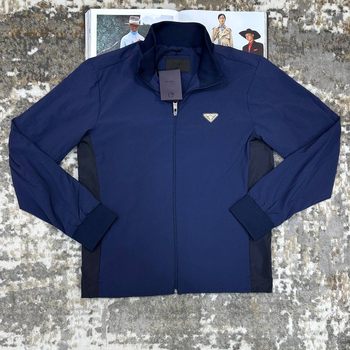 PRDA ZIP UP JACKET-NAVY