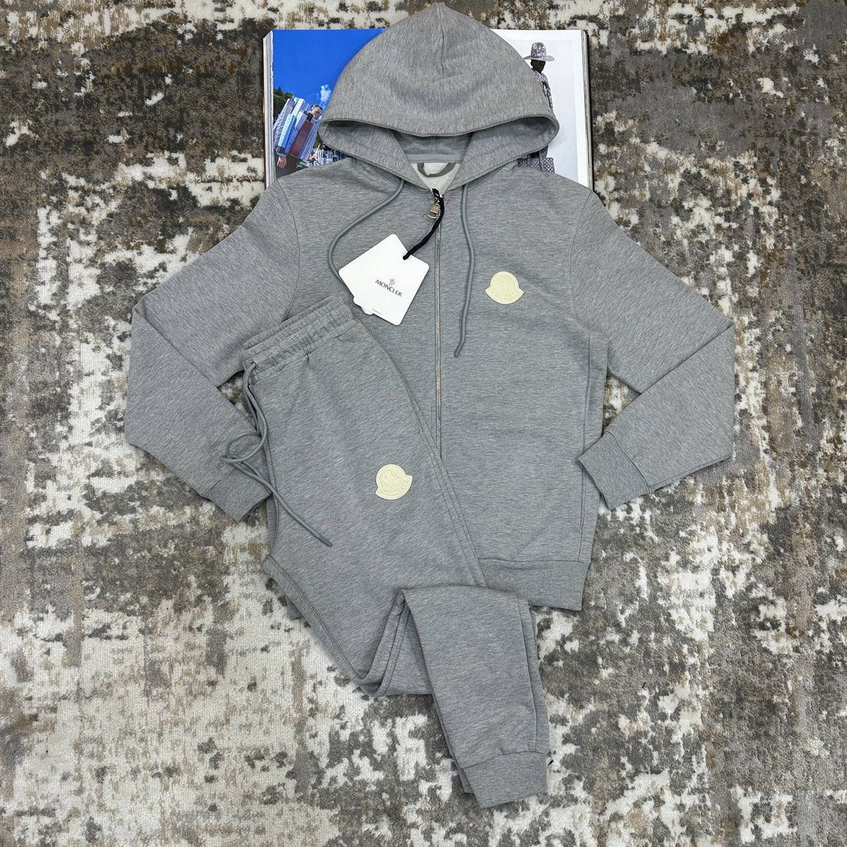 MNCLR TRACKSUIT BIG MONOGRAM GREY