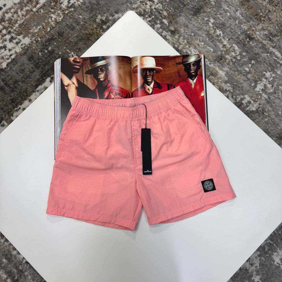 TONE SWIM SHORT PINK