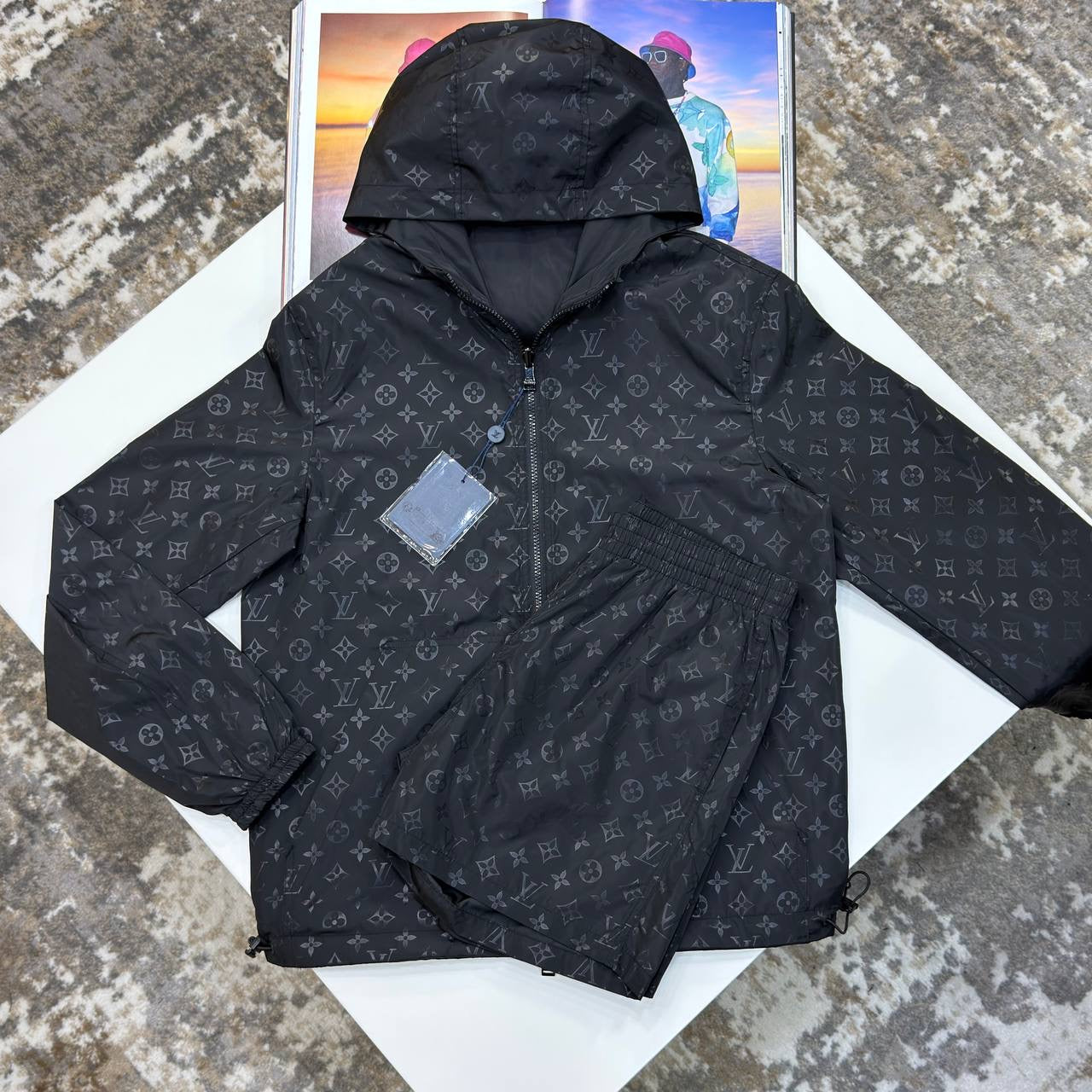 LUIS-V  REVERSE ABLE JACKET BLACK